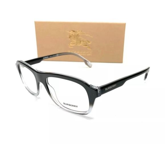 Burberry Men's Black Gradient Eyeglasses! - Picture 1 of 4